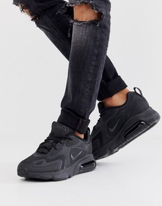 Черные кроссовки Nike Air Max 200 AQ2568-003
