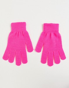 Неоново-розовые перчатки SVNX 7X