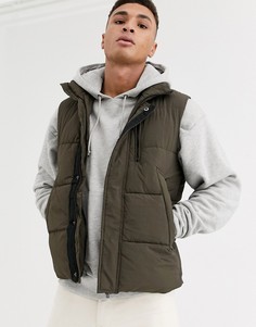 Жилет цвета хаки River Island