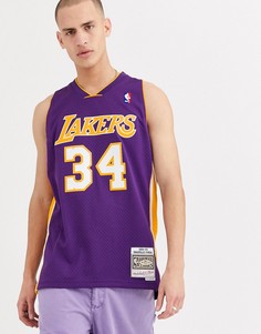 Фиолетовая майка Mitchell & Ness LA Lakers Shaquille ONeal