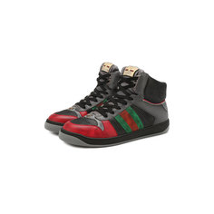 Кроссовки Gucci Кожаные кеды Screener Gucci