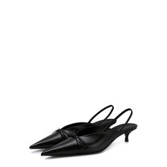 Туфли Balenciaga Кожаные туфли Knife на каблуке kitten heel Balenciaga