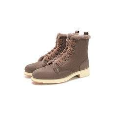 Ботинки Santoni Замшевые ботинки Santoni