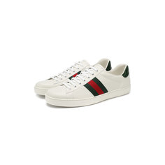 Кроссовки Gucci Кожаные кеды Ace Gucci