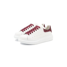 Кроссовки Alexander McQueen Кожаные кеды Alexander McQueen