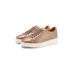 Кроссовки Santoni Кожаные кеды Santoni