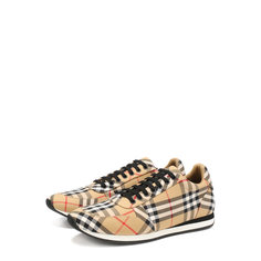 Кроссовки Burberry Текстильные кроссовки на шнуровке Burberry