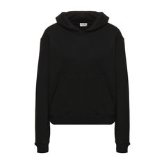Свитеры Saint Laurent Хлопковый пуловер с капюшоном Saint Laurent