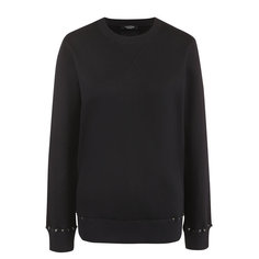 Свитшот прямого кроя с шипами Valentino