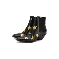 Ботинки Saint Laurent Кожаные ботинки West Saint Laurent