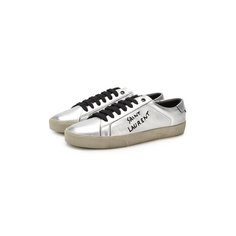 Кеды Saint Laurent Кожаные кеды Court Classic Saint Laurent