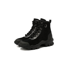 Ботинки Moncler Замшевые ботинки Helis Moncler