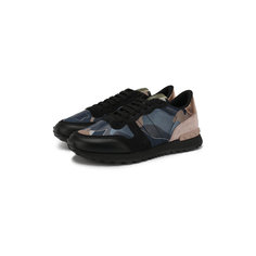 Кроссовки Valentino Кожаные кроссовки Valentino Garavani Rockrunner Valentino