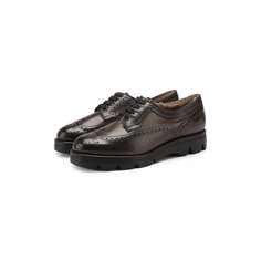 Ботинки Santoni Кожаные броги Santoni