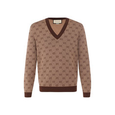 Свитеры Gucci Пуловер из смеси шерсти и хлопка Gucci