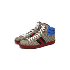 Кроссовки Gucci Текстильные кеды Ace GG Gucci