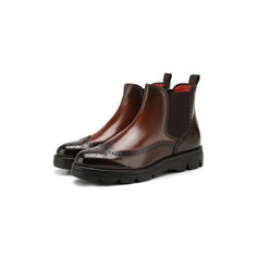 Ботинки Santoni Кожаные челси Santoni