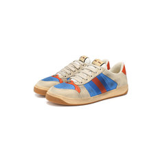 Кроссовки Gucci Кожаные кеды Screener Gucci