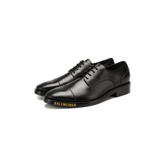 Туфли Balenciaga Кожаные дерби Soft Balenciaga