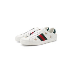 Кроссовки Gucci Комбинированные кеды New Ace Gucci