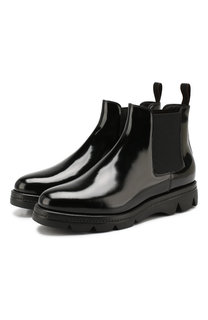 Кожаные челси Santoni