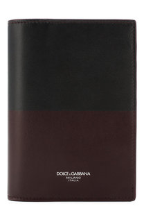 Кожаная обложка для паспорта Dolce & Gabbana