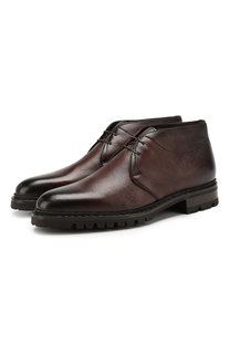 Кожаные ботинки Santoni