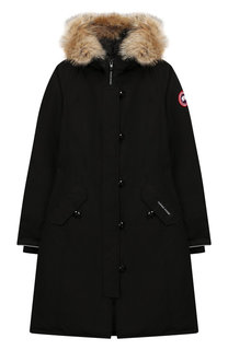 Пуховая парка Brittania с меховой отделкой Canada Goose