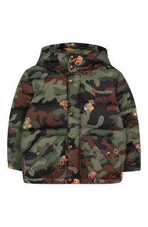 Пуховая куртка с капюшоном Polo Ralph Lauren