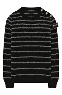 Шерстяной пуловер Balmain