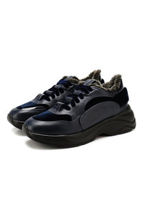 Комбинированные кроссовки Santoni