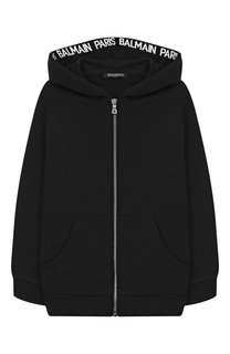 Хлопковый кардиган с капюшоном Balmain