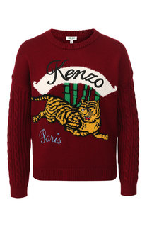 Свитер из смеси шерсти и хлопка Kenzo
