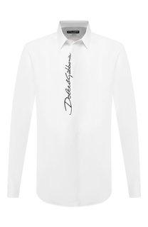 Хлопковая сорочка Dolce & Gabbana