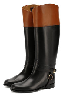 Кожаные сапоги Ralph Lauren