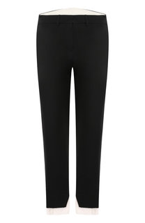 Брюки из смеси шерсти и хлопка Ann Demeulemeester
