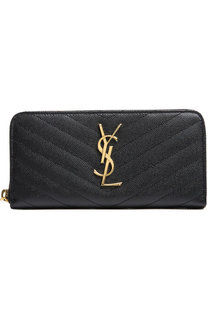 Кожаное портмоне Monogram Saint Laurent