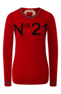 Шерстяной пуловер No. 21