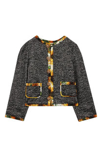 Жакет из шерсти и шелка Dolce & Gabbana