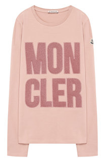 Хлопковый лонгслив Moncler Enfant