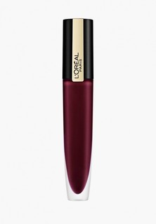Тинт для губ LOreal Paris L'Oreal жидкий матовый Rouge Signature, с металлическим эффектом, оттенок 205, "Я заряжаю", коричневый, 7 мл