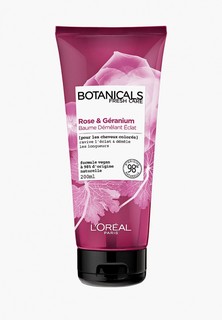 Бальзам для волос LOreal Paris L'Oreal "Botanicals Герань", для окрашенных и тусклых волос, придает блеск, 200 мл, без парабенов, силиконов и красителей