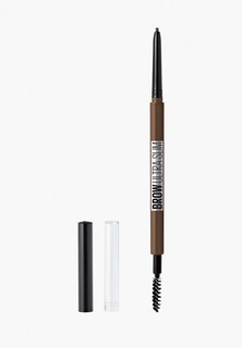 Карандаш для бровей Maybelline New York "Brow Ultra Slim", карандаш + щеточка, оттенок 04, Коричневый, 1 г