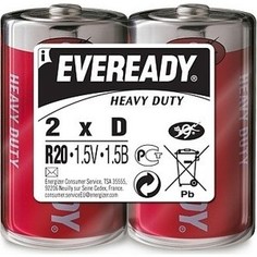 Батарейки Eveready D R20 (2шт)