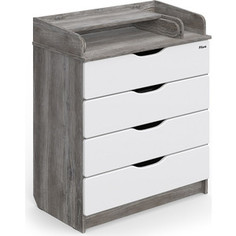 Комод раскладной Pituso Wood/ 804 ПВХ Сосна пасадена, 4 ящика СИРИУС-2/ 804 ПВХ