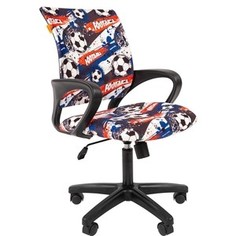 Кресло Chairman Kids 103 ткань футбол черный