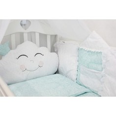 Комплект в кроватку By Twinz с игрушками Звездочка голубой, 4 предм.