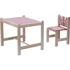 Набор детской мебели Гном Малыш-2 стол+стул Симпатия+сиреневая столешница МИ 01.02-04