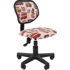 Кресло Chairman Kids 106 ткань автобусы черный