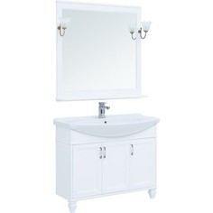 Мебель для ванной Aquanet Валенса 105 белая матовая